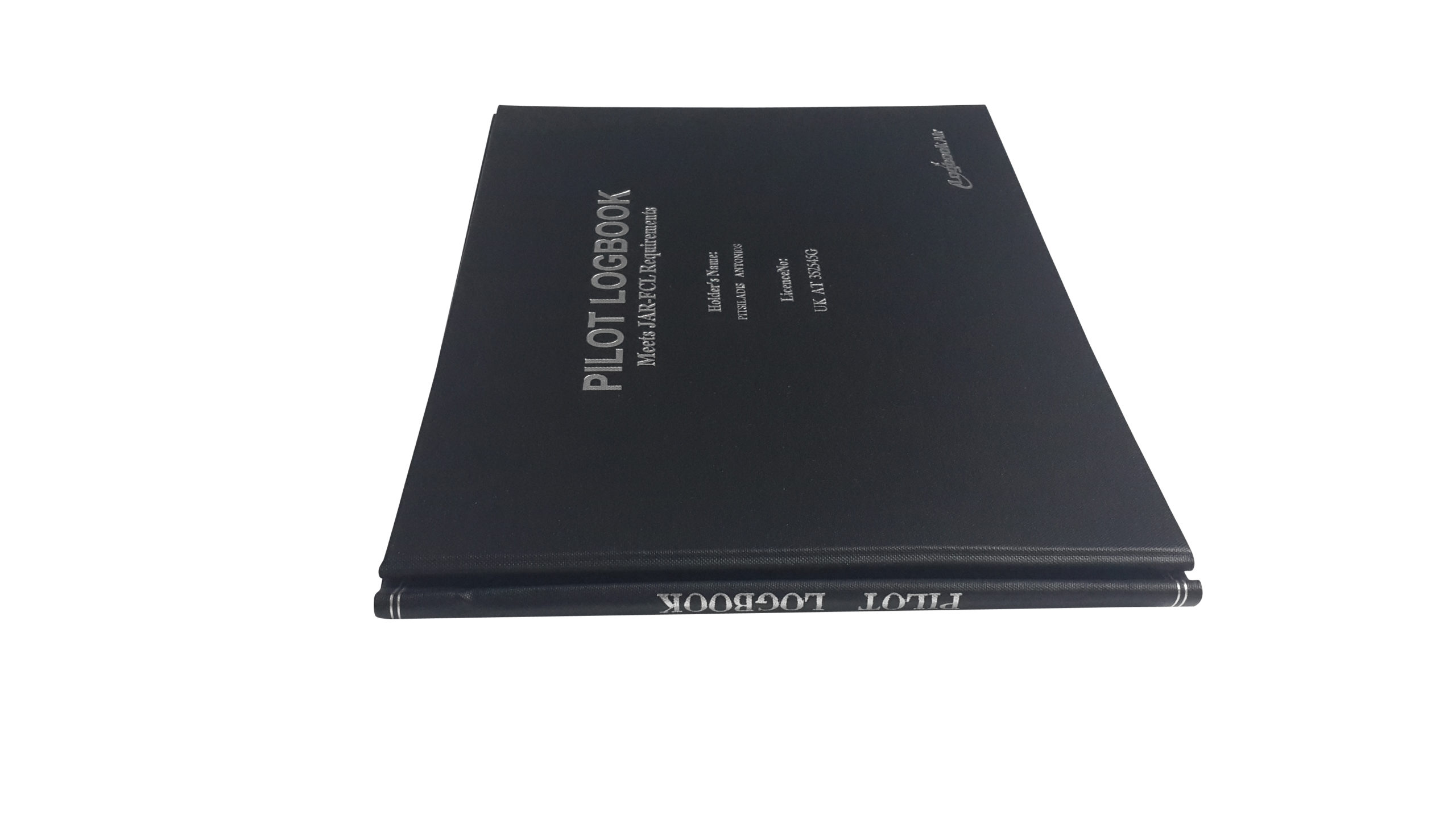 Black pilot binder